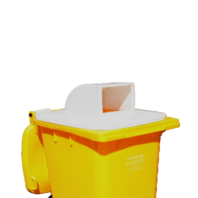 Wheelie Bin Hood - Plastic - Single - Suitable for 240L Bin - 55 x 61 x 26 cm - LB061