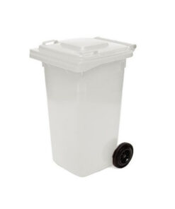 Wheelie Bin - 240L - 2 Wheel - Plastic - White - 0131