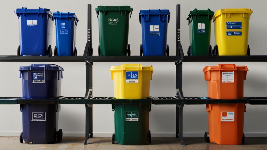 240l yellow wheelie bin