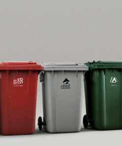 240l trash bin