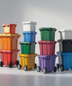 Indigo 120 liter wheelie bin