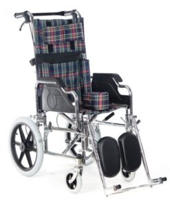 FS212BCEG Chromed Steel Frame Wheelchair
