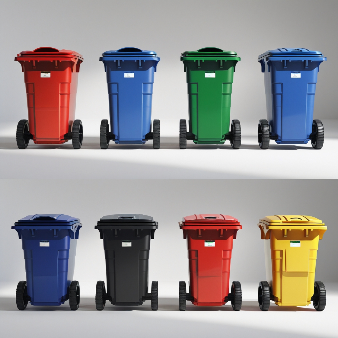 Indigo 240 liter wheelie bin