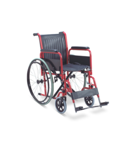 Alternative view of Wheelchair steel PVC detachable arm and footrest