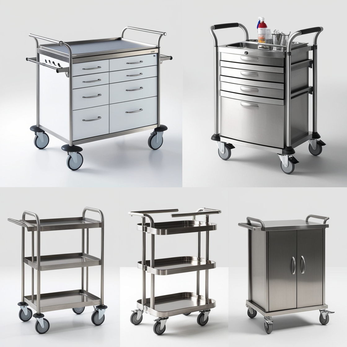 endoscope transport trolley