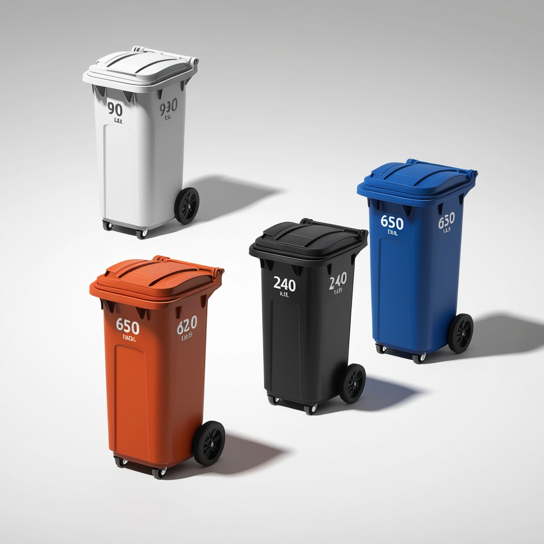 140 litre wheelie bin