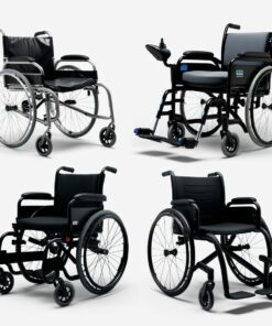 Alternative view of Walking Frame – Rollator Front Wheels Folding