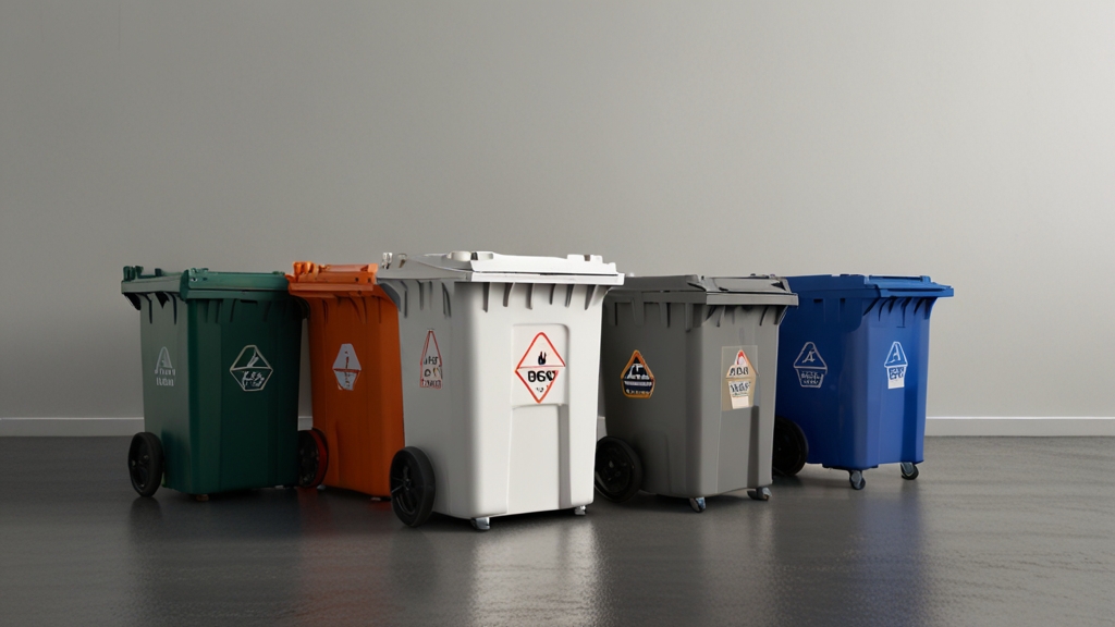 660l garbage bin