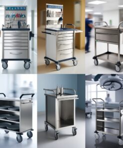 3 tier tea/food trolleys Height 1070mm