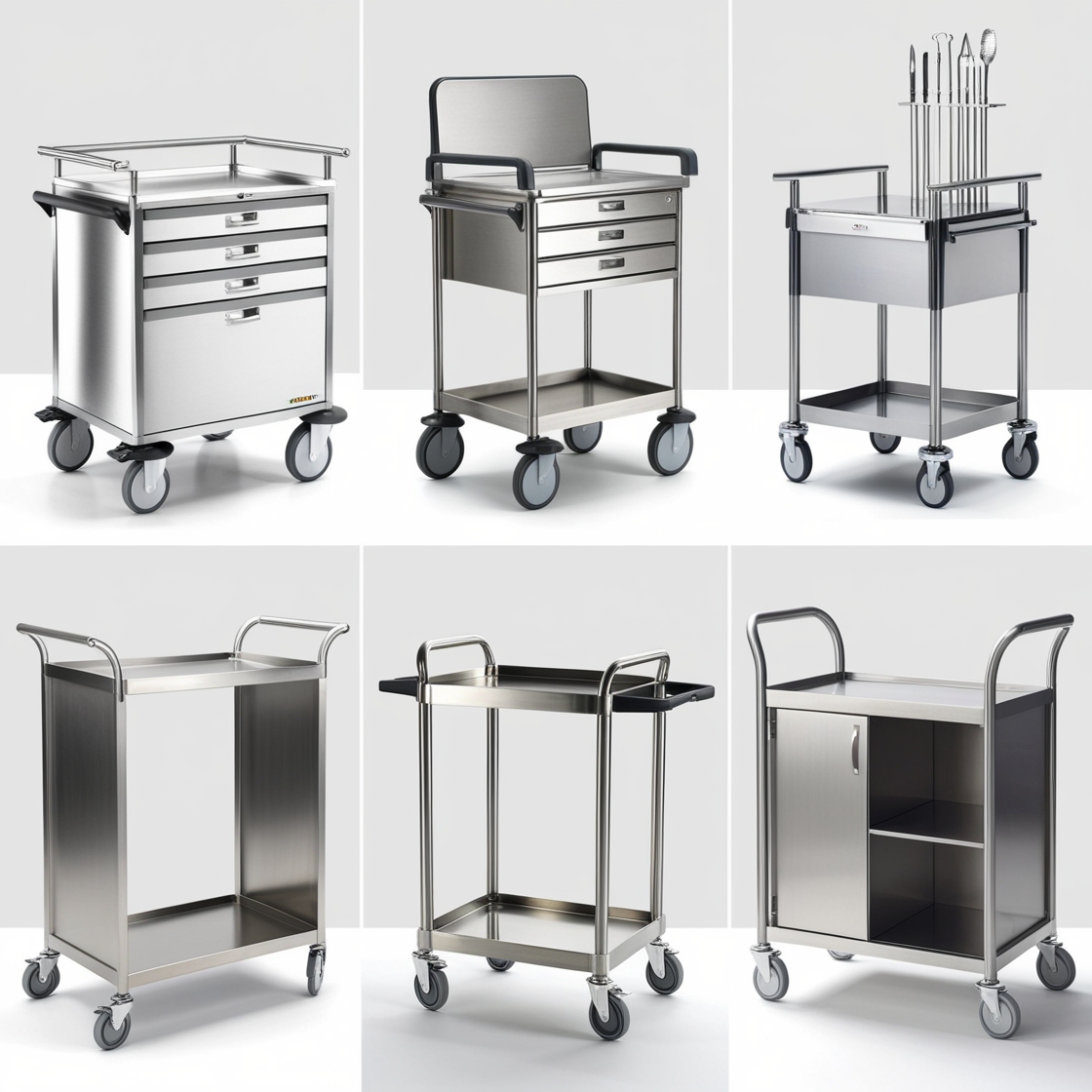 3 tier tea/food trolleys
