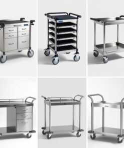 Emergency medical trolley equipment
