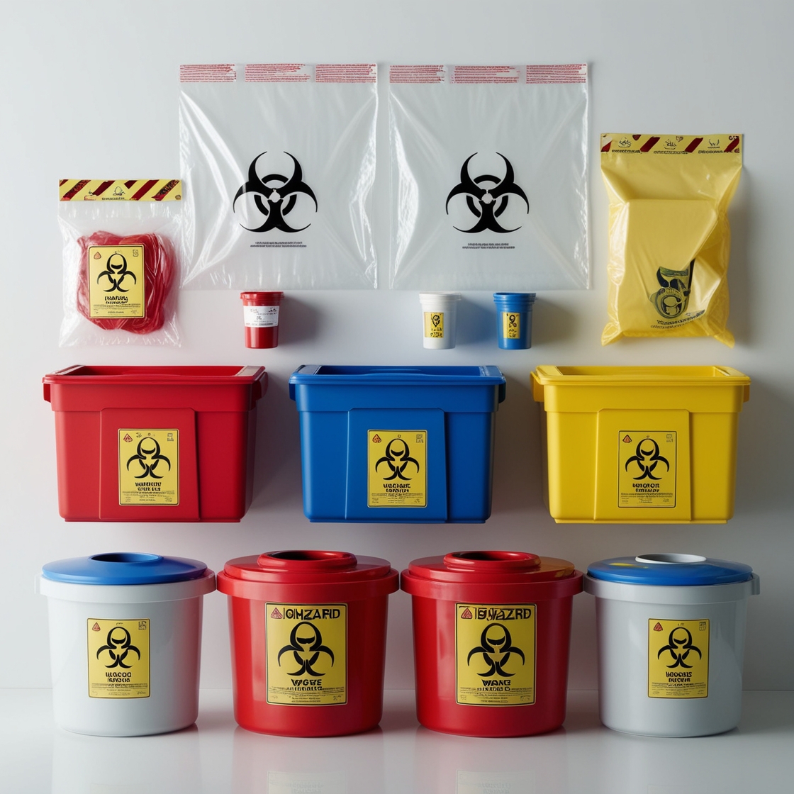 1,5L Base & Lid Round Sharps container