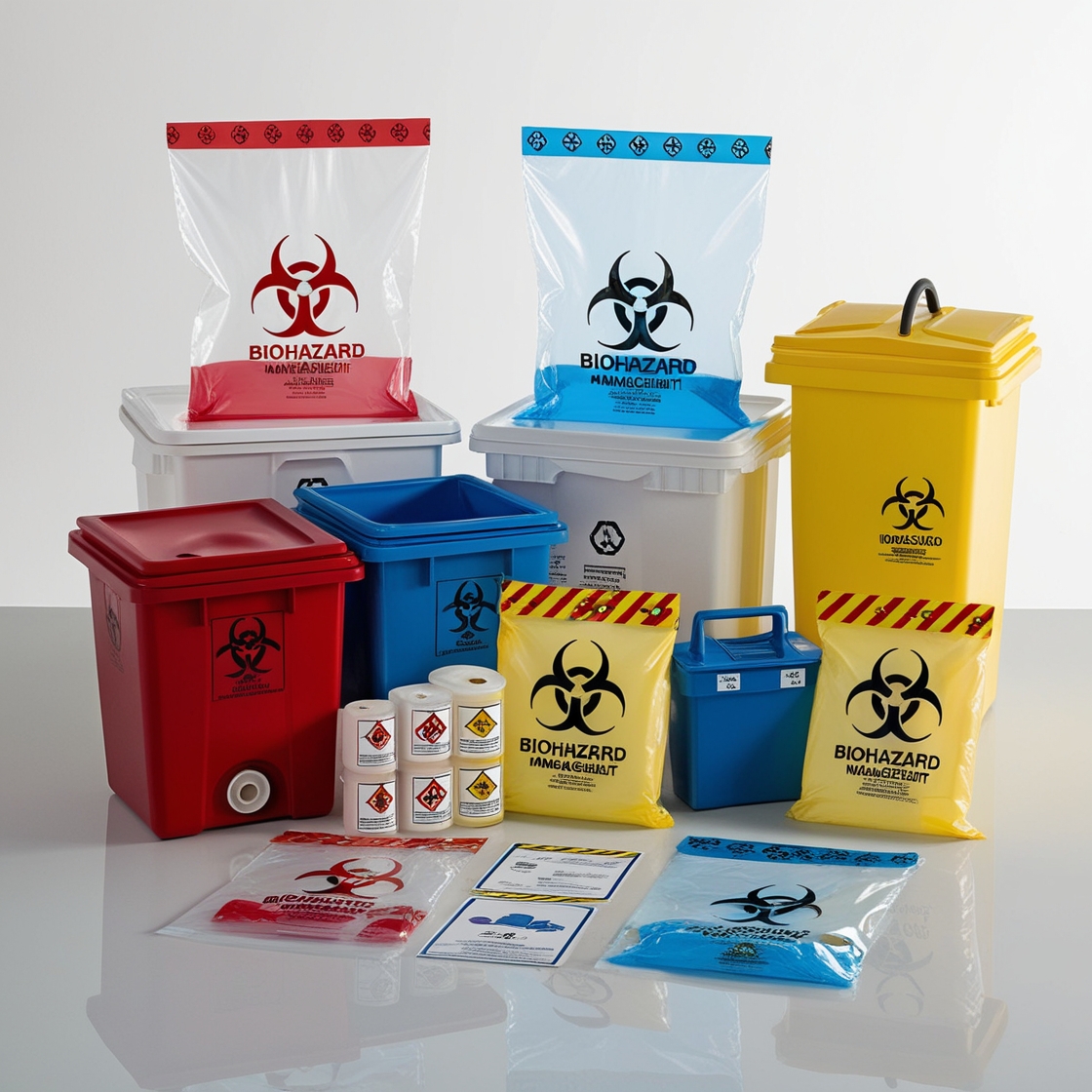 1,5L Base & Lid Round Sharps container