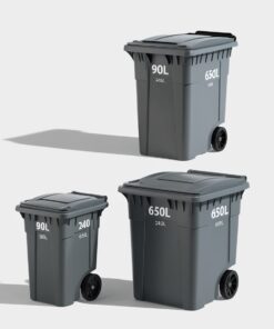 2 wheel bin