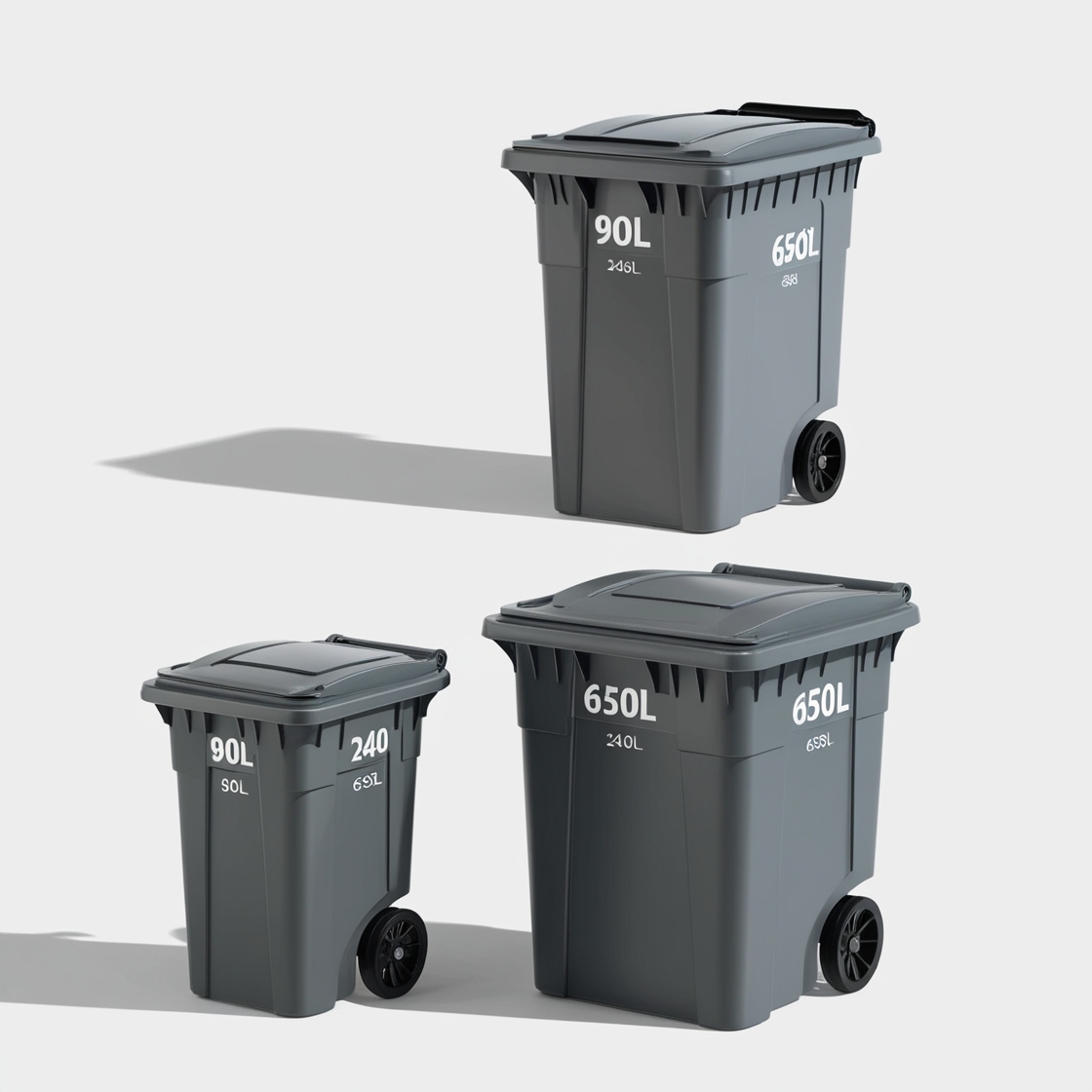 2 wheel bin
