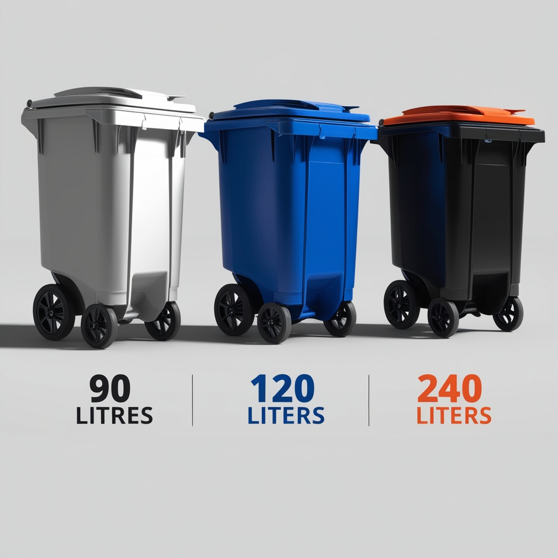 200 litre wheelie bin