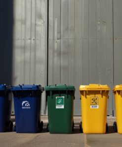 240 litre wheelie bin storage