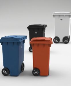 360 litre wheelie bin council