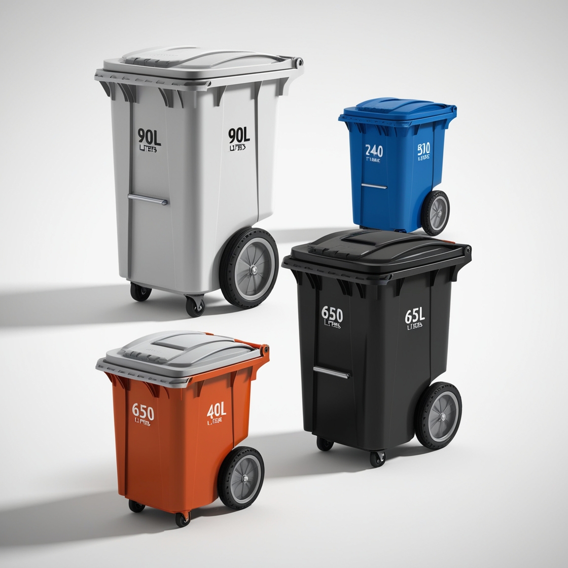360 litre wheelie bins for sale