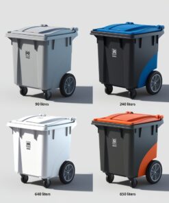 clinical waste wheelie bin