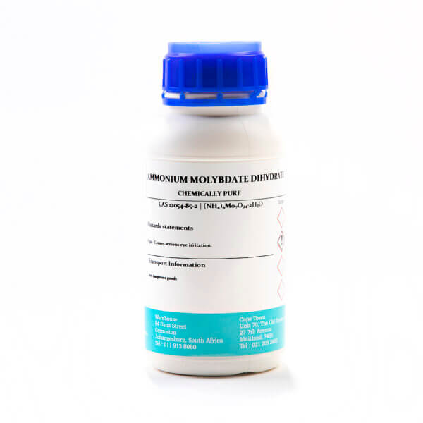 Ammonium Molybdate Dihydrate CP – 500g