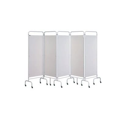 5 fold Mobile bedscreen Epoxy powder coated