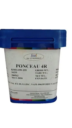 Ponceau 4R Dye Food Grade 25kg