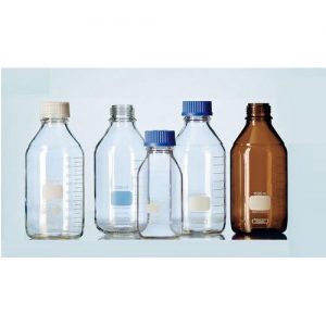 Laboratory Bottles, Blue Screw Cap 50ml