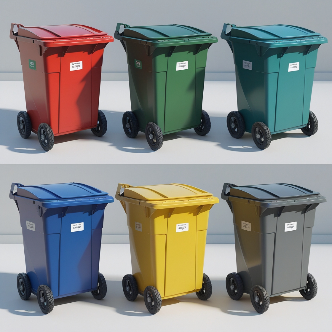 140L Wheelie Bin - Durable Waste Management Bin - Image 2
