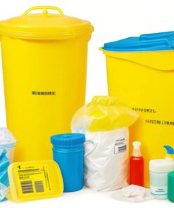 becton dickinson bd chemotherapy sharps collector - 34.01 litres, yellow - single