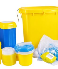 bel-art-biohazard waste bags 220x280 mm pe-hd, pack of 100
