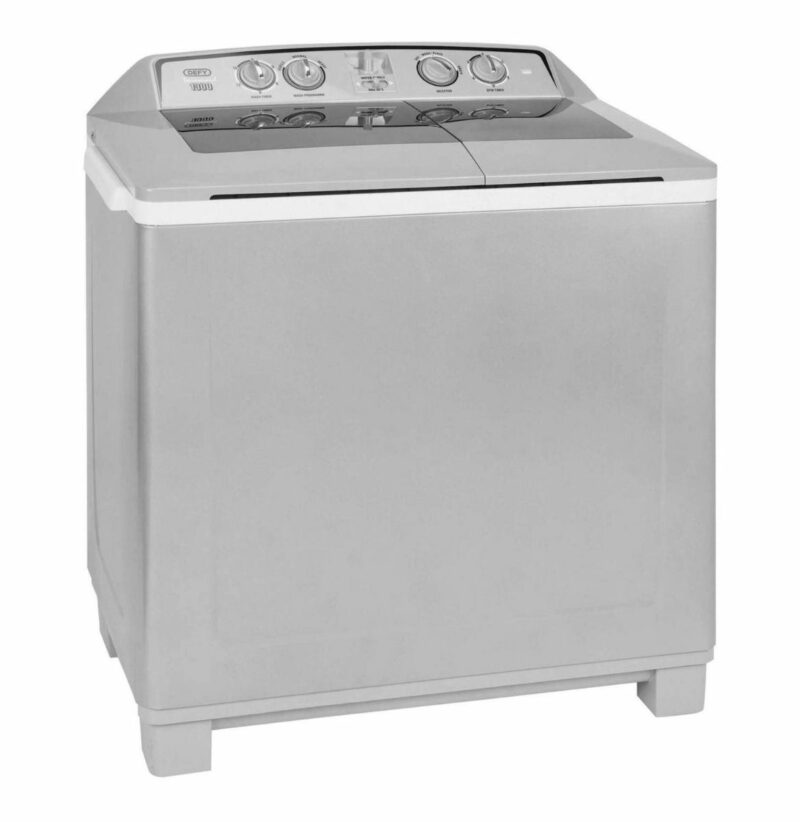 Defy 1300 13kg Twin Tub Washing Machine Metallic DTT165