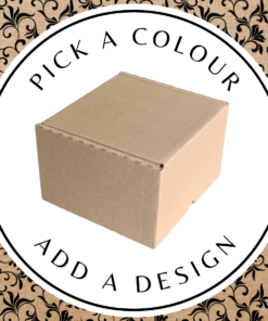 Design Shipper (Tall Square) – Brown Kraft
