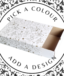 Design Match-box (M) – White Kraft 250 x 175 x 75mm