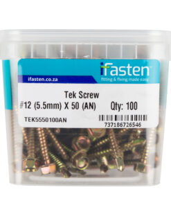 Ifasten Tek Screw No12 5.5Mmx50Mm 100 Pt