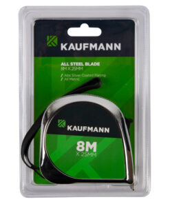 Kaufmann Tape Measure All Steel Blade 25Mmx 8M