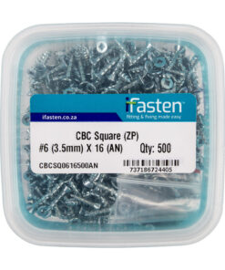 Ifasten Cbc Square No6 Zp 3.5Mmx16Mm 500 Pt + Bit