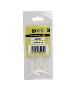 Nexus Cable Ties T18R 2.5Mmx100Mm Black 100 Pack