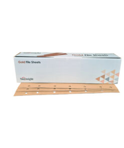 17614 Sunmight 14 Hole Velcro File Gold Sheet 70Mm X 420Mm (320) - 100P/P