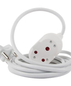 Nexus Extension Cord White Dbl 10M 1.5Mm 16A