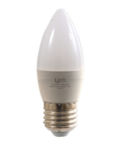 United Electrical Lamp Led Candle Cw E27 5W