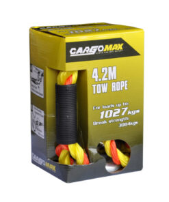 Cargomax Tow Rope With Safety Hooks 1027Kg