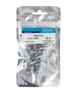 Ifasten Rivet Dome 4.8Mmx12Mm 25 Pp