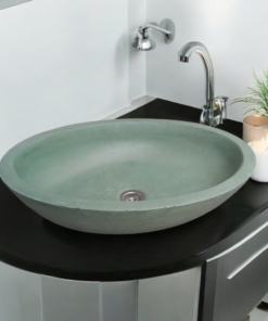 Alternative view of Angels Rock Pool Green Bespoke Bathroom Sink 545X400X165Mm