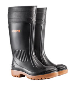 Wayne Gumboot Egoli Stc Knee L Blk/T Size 5