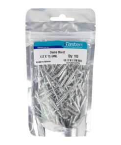 Ifasten Rivet Dome 4.0Mmx15Mm 100 Pp