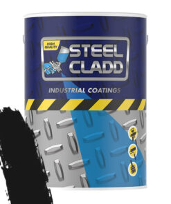 Steel Cladd Quick Dry Enamel Matt Black 1L