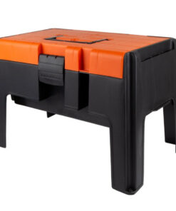 Big Jim Step Stool Toolbox Orange