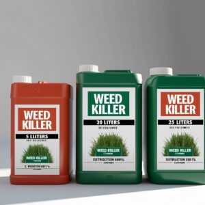 Granulated weed killer